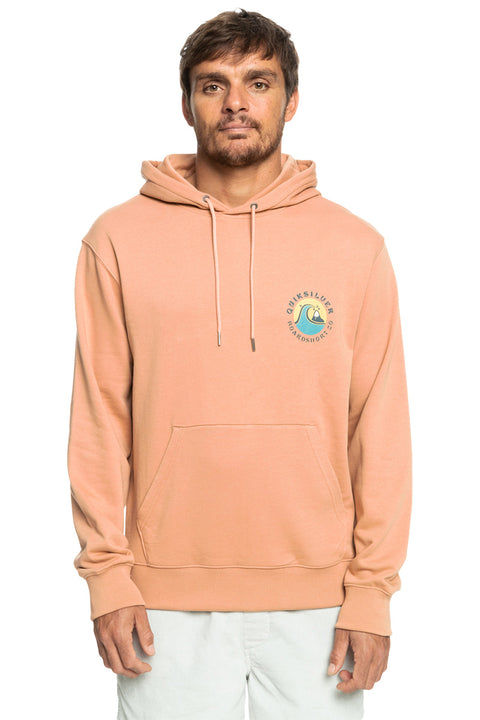 Quiksilver Bubble Stamp Hoodie - Cafe Creme