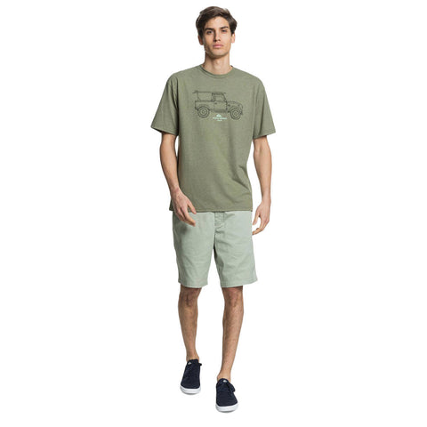 Quiksilver Carbon Shore Tee - Deep Lichen Heather