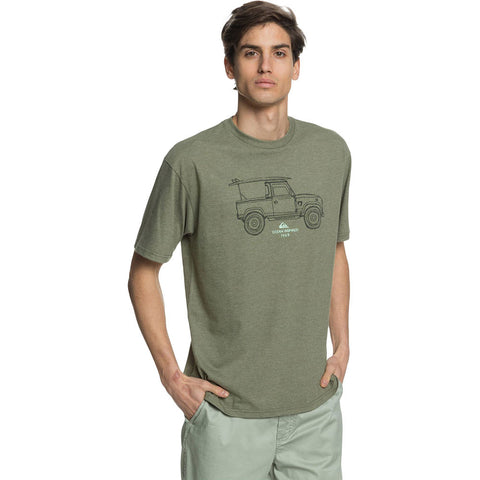 Quiksilver Carbon Shore Tee - Deep Lichen Heather