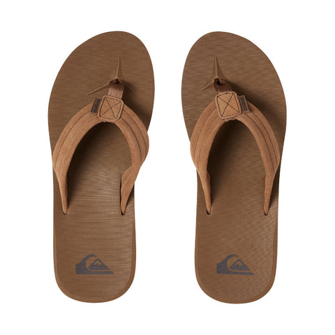 Quiksilver Carver Suede Sandals - Tan