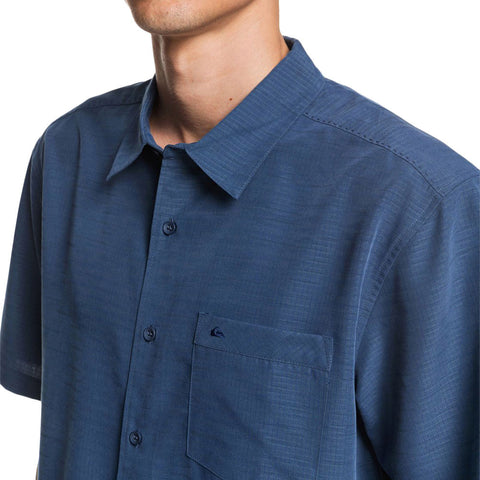 Quiksilver Waterman Centinele S/S Shirt - Midnight Navy Centinella
