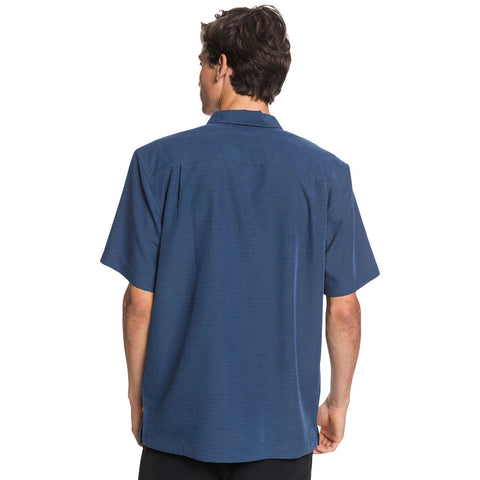 Quiksilver Waterman Centinele S/S Shirt - Midnight Navy Centinella