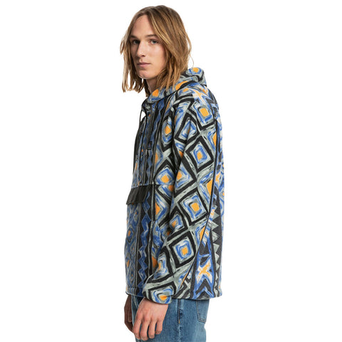 Quiksilver Clean Coasts Hoodie - Irongate Crosswaves