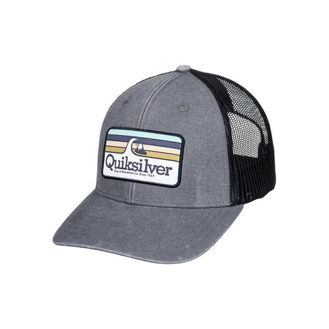 Quiksilver Clean Lines Trucker Hat - Iron Gate