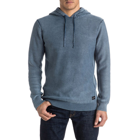 Quiksilver Courtyard Hooded Sweater - Dark Denim