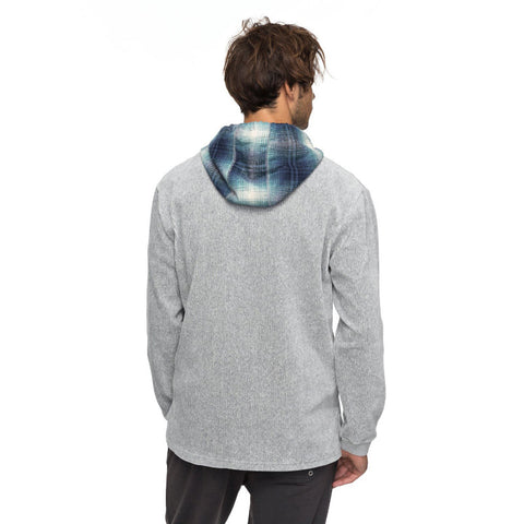 Quiksilver Diamond Tail After Surf Hoodie - Light Grey Heather