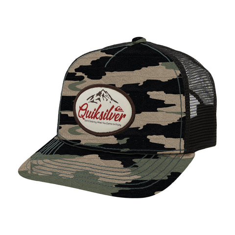 Quiksilver Don't Destroy Cap Recycled Snapback Hat - Four Leaf Clover