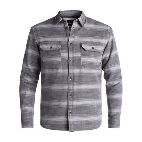 Quiksilver Dusky Town Sherpa L/S Overshirt - Tarmac