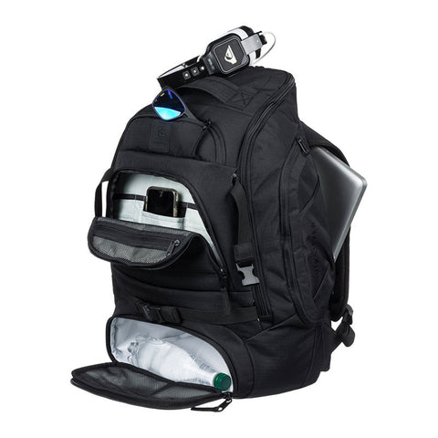 Quiksilver Fetch 45L Surf Backpack - Stranger Black - Open
