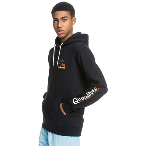 Quiksilver First Up Recycled Hoodie - Black