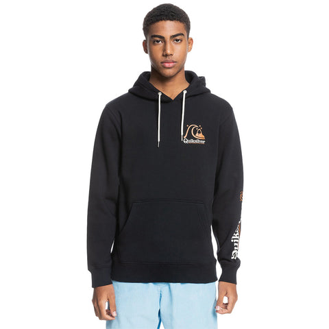 Quiksilver First Up Recycled Hoodie - Black