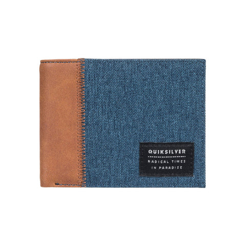 Quiksilver Freshness Plus II Bi-Fold Wallet - Blue Nights Heather