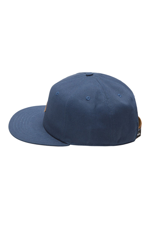 Quiksilver Gassed Up Snapback Cap - Dark Slate - Side
