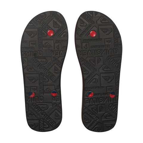 Quiksilver Haleiwa Sandals - Blue / Red / Blue