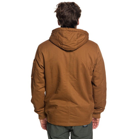 Quiksilver Hana Go Water Resistant Hooded Jacket - Rubber