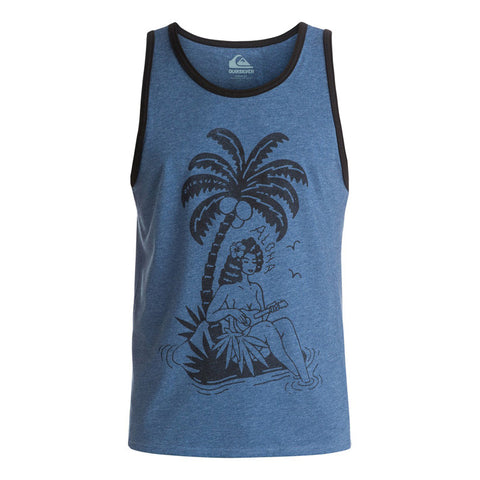 Quiksilver High Tide Tank - Dark Denim Heather