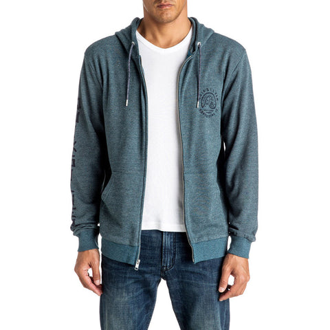 Quiksilver Jungle Forest Zip Hoodie - Moroccan Blue