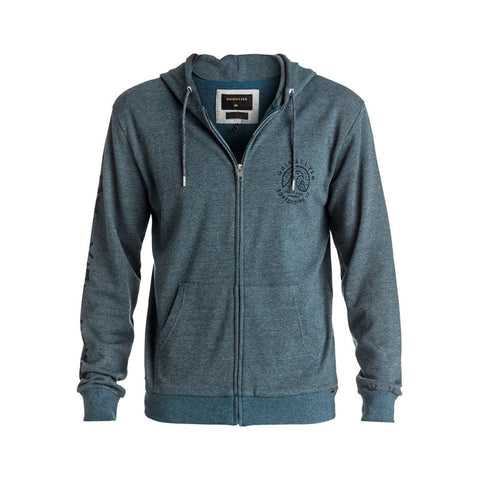 Quiksilver Jungle Forest Zip Hoodie - Moroccan Blue