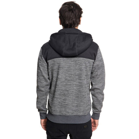 Quiksilver Keller Block Zip - Dark Grey Heather
