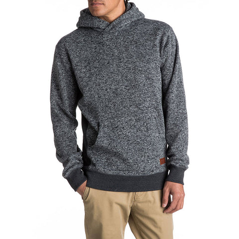 Quiksilver Keller Polar Fleece Hoodie - Dark Grey Heather