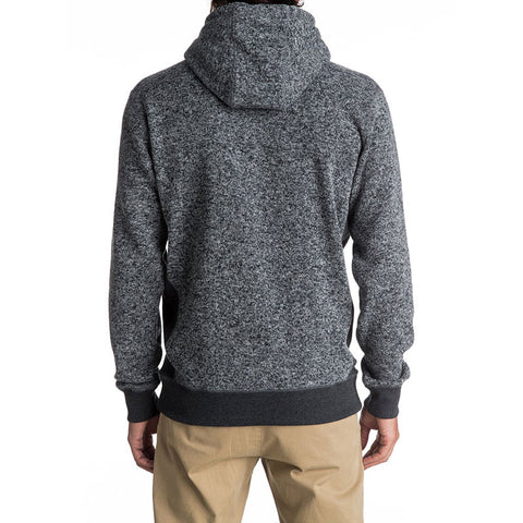 Quiksilver Keller Polar Fleece Hoodie - Dark Grey Heather