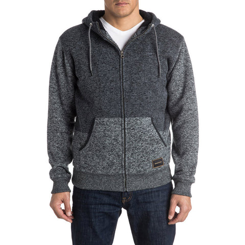 Quiksilver Keller Sherpa Zip Hoodie - Tarmac