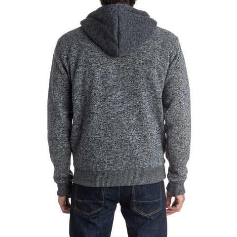 Quiksilver Keller Sherpa Zip Hoodie - Tarmac
