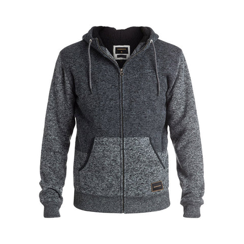 Quiksilver Keller Sherpa Zip Hoodie - Tarmac