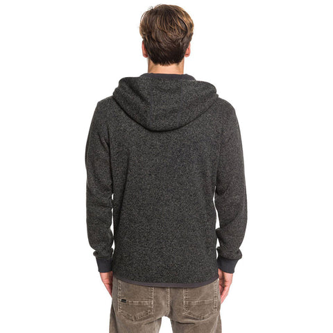 Quiksilver Keller Zip Hoody - Dark Grey Heather