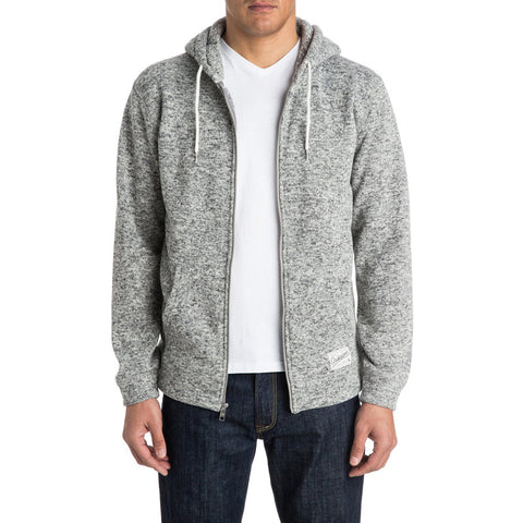 Quiksilver Keller Zip Hoodie - Light Grey Heather