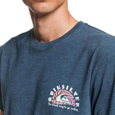 Quiksilver Magic Tide T-Shirt - Majolica Blue Heather