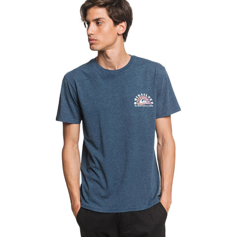 Quiksilver Magic Tide T-Shirt - Majolica Blue Heather