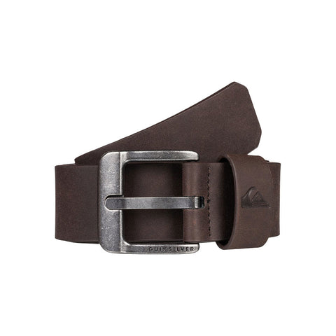 Quiksilver Main Street Faux Leather Belt - Brown (old)