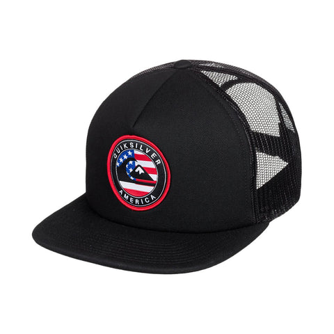 Quiksilver Merica Trucker Hat- Black