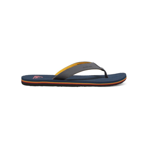 Quiksilver Molokai Sipe Sandals - Grey / Blue / Blue