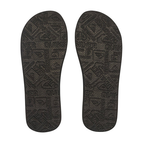 Quiksilver Molokai Sipe Sandals - Grey / Blue / Blue