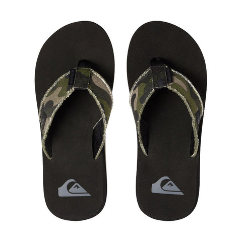 Quiksilver Monkey Abyss Sandals - Green / Brown / Black