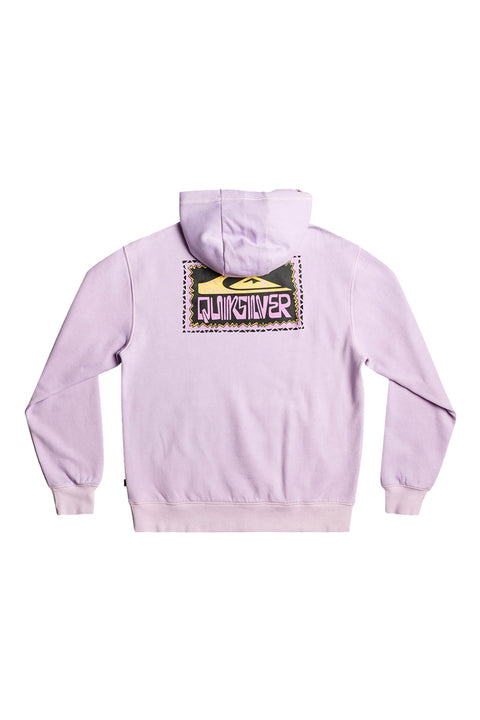 Quiksilver Neon Slab Hoodie - Pastel Lilac - Back No Model