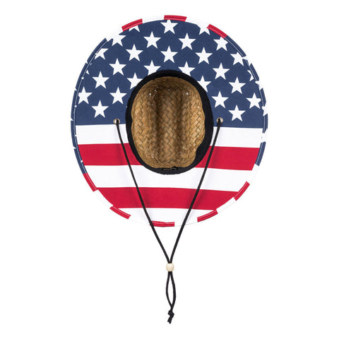 Quiksilver Outsider Straw Hat - Star Spangled Stripe