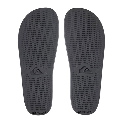 Quiksilver Rivi Slide Sandal - Black / Black / White
