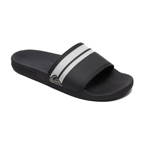 Quiksilver Rivi Slide Sandal - Black / Black / White