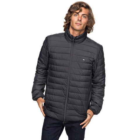Quiksilver Scaly Full Water-Repellent Puffer Jacket - Tarmac