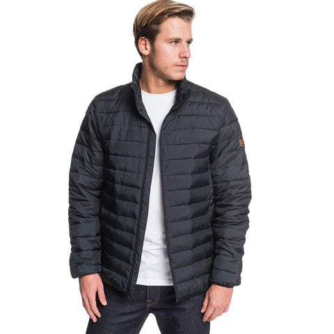 Quiksilver Scaly Full Zip Puffer - Black
