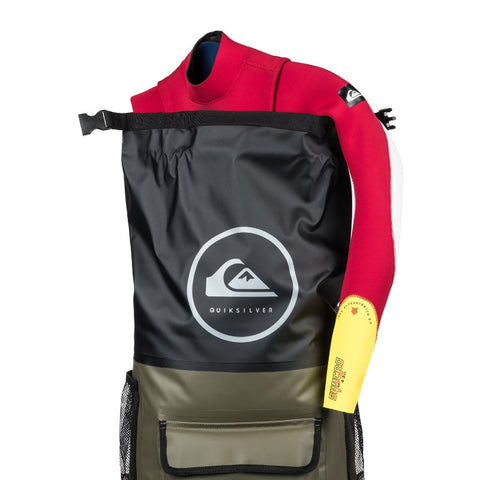 Quiksilver Sea Stash Roll Top Surf Backpack - Fatigue