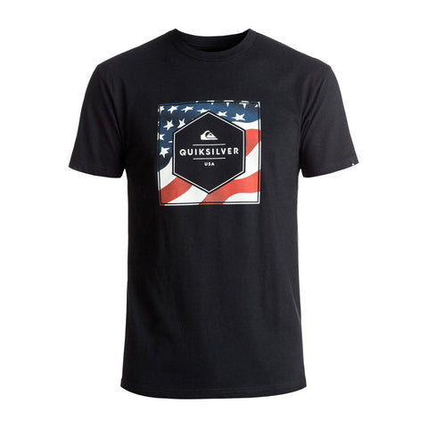 Quiksilver Stars And Stripes Tee - Black