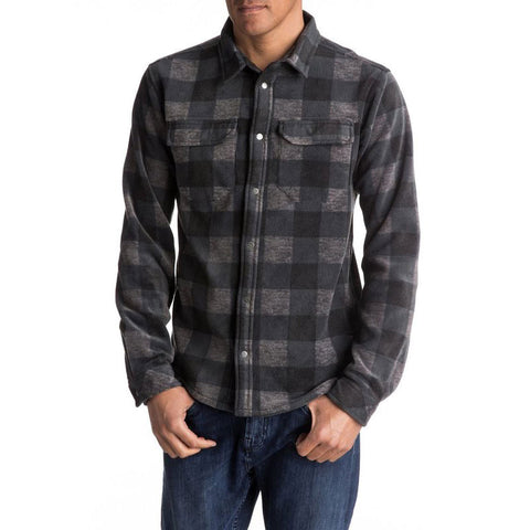 Quiksilver Surf Days Polar Fleece Shirt - Dark Grey Heather