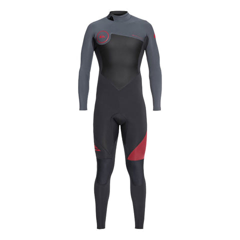 Quiksilver Syncro 3/2 Back Zip Wetsuit - Graphite/Ash