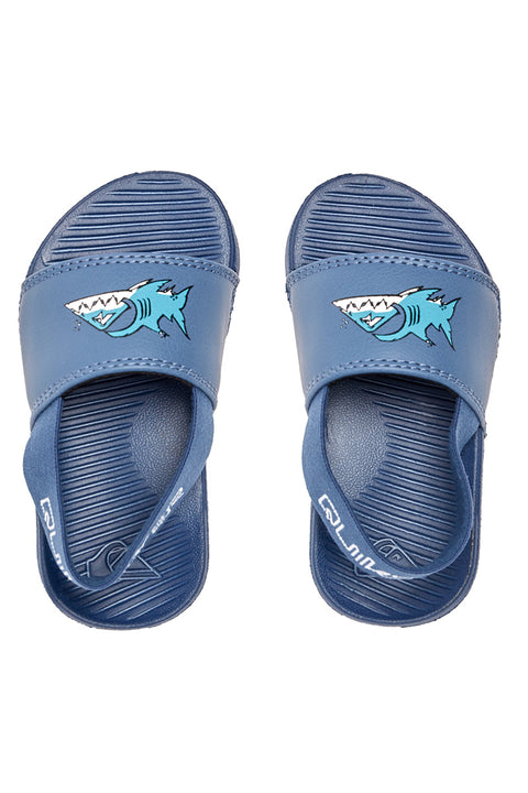 Quiksilver Bright Coast Adjustable Toddler Sandal - Blue - Top View
