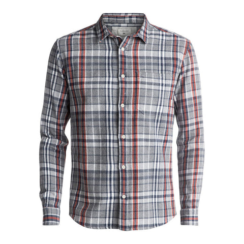 Quiksilver Trogon Way Flannel - Dark Denim Trogon