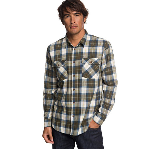 Quiksilver Waterman Wade Creek Flannel - Ivy Green